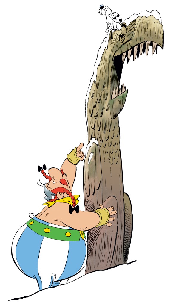 Detail aus Asterix 39 - Obelix
