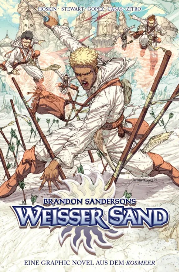 Cover Brandon Sandersons Weisser Sand