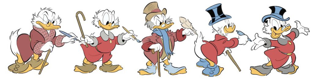 5 Sequenzen wie sich die Darstellung von Dagobert Duck gewandelt hat