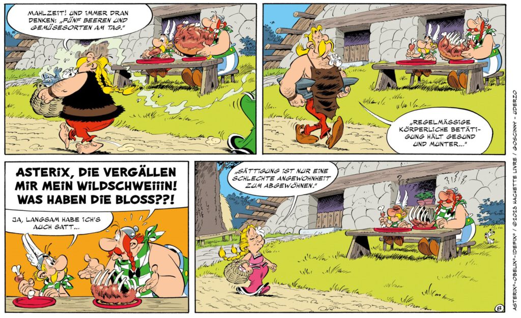 Detail aus Asterix 40 - Die Weiße Iris