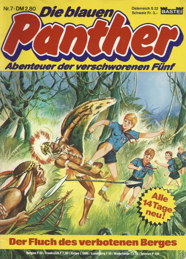 Cover Die blauen Panther 7