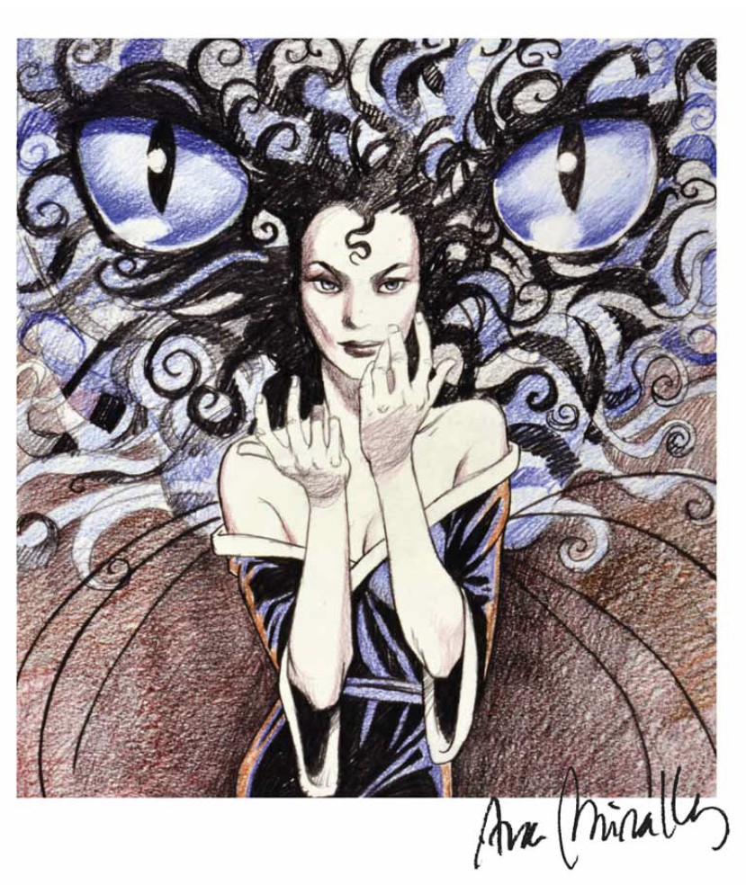 Druck der Eva Medusa Gesamtausgabe VZA