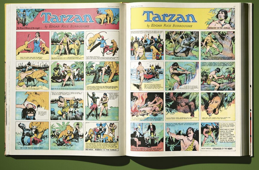 Hal Foster's Tarzan Sunday pages - 122/123