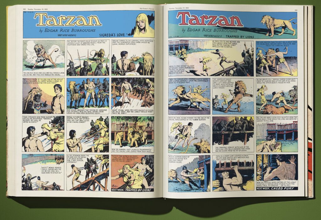 Hal Foster's Tarzan Sunday pages - 308/309