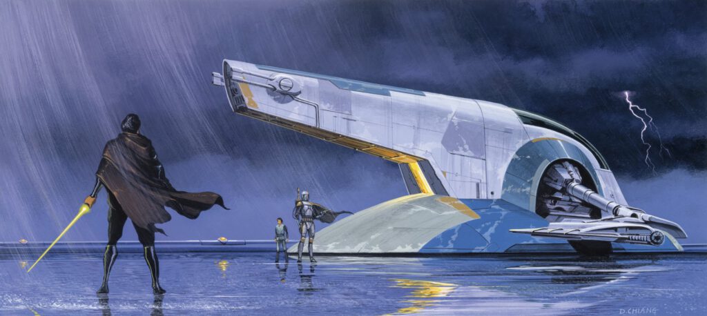 Lucas Museum of Narrative Art drawing from Chiang