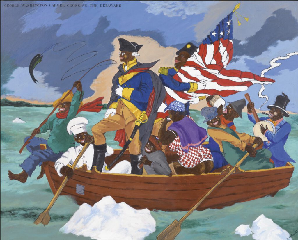 Lucas Museum of Narrative Art drawing from Colescott